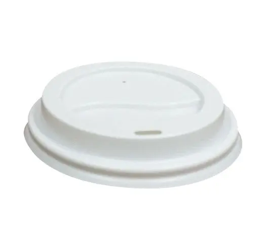 Morning Dew 8oz Dome Sip Lid - White (20 x 50pc)