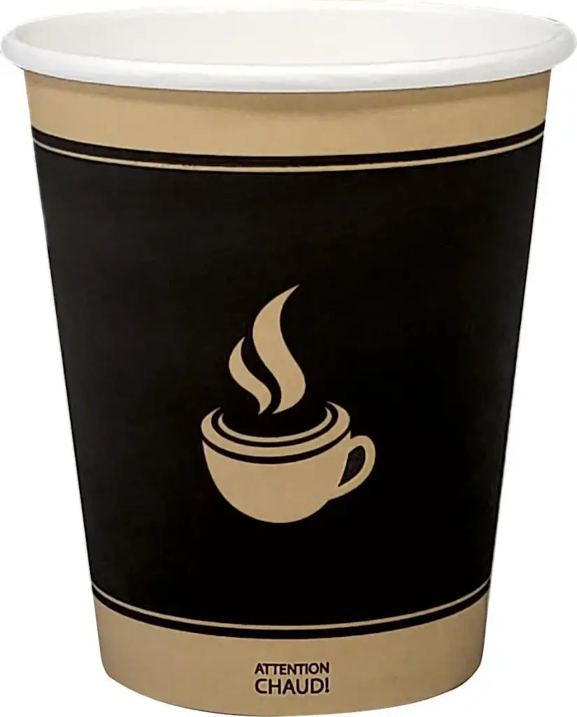 Morning Dew 8oz Hot Paper Cup - Ebony (20 x 50pc)