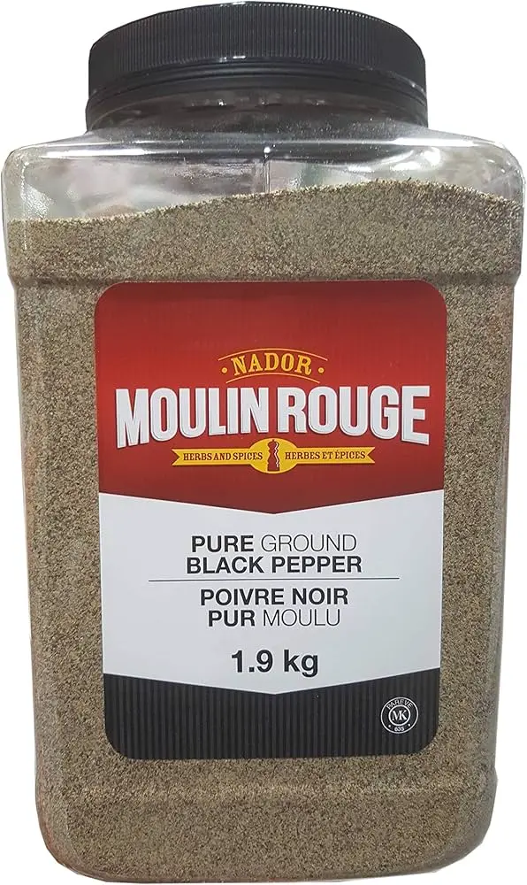 Moulin Rouge Black Ground Pepper Powder (1 x 1.9kg)