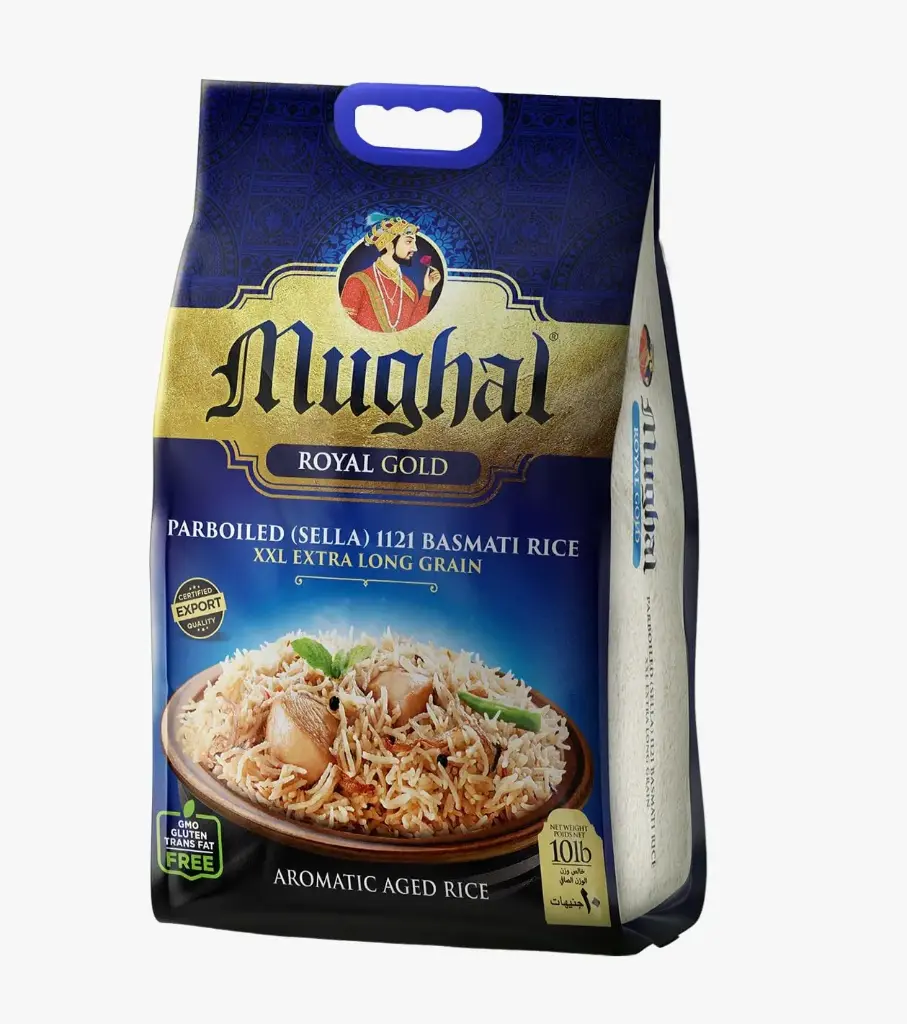 RICMP10 - Mughal Parboiled 1121 Basmati Rice - 10lb
