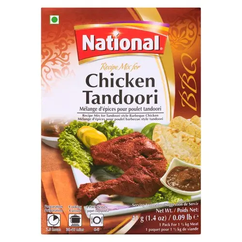 [SPSN007-12] National - Chicken Tandoori - 12 x 41g - Pack