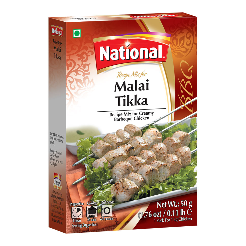[SPCN009-6] National - Malai Tikka - 6 x 50g - Pack