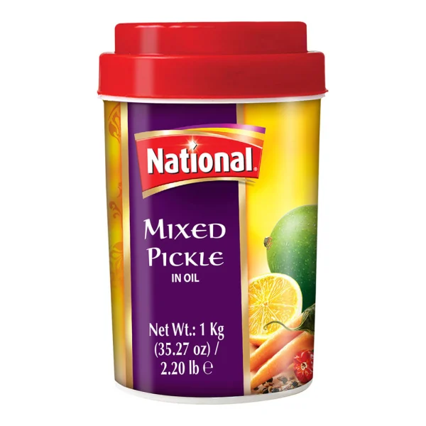 National - Mixed Pickle - 1Kg - Each