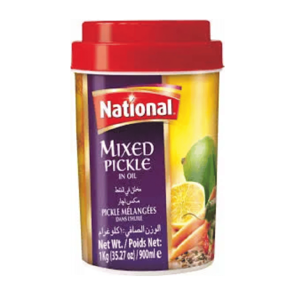 [CONN001-6] National - Mixed Pickle - 6 x 1Kg - Pack
