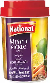 [CONN001-6] National - Mixed Pickle - 6 x 1Kg - Pack