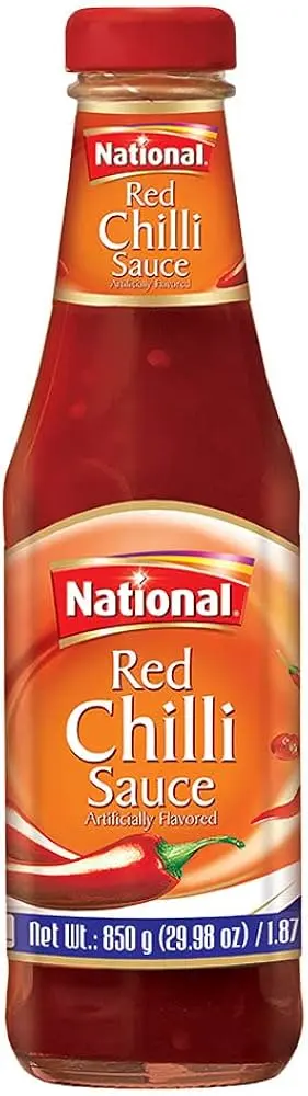 National - Red Chilli Sauce - 850ml - Each