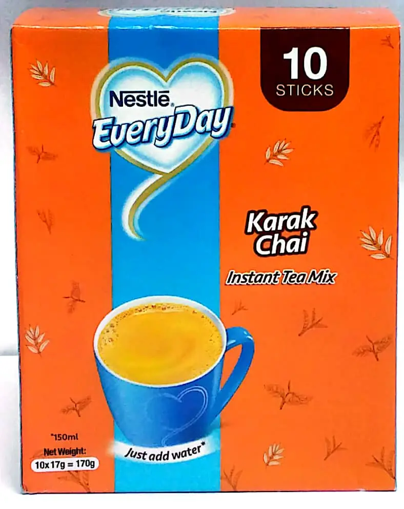 Nestle - Everyday Karak Chai - Instant Premix Sticks - 10 x 17g - Pack