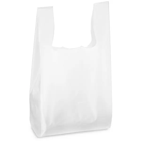PackNova - S4W - LD White Shopping Bags - 11x6x21 - Case