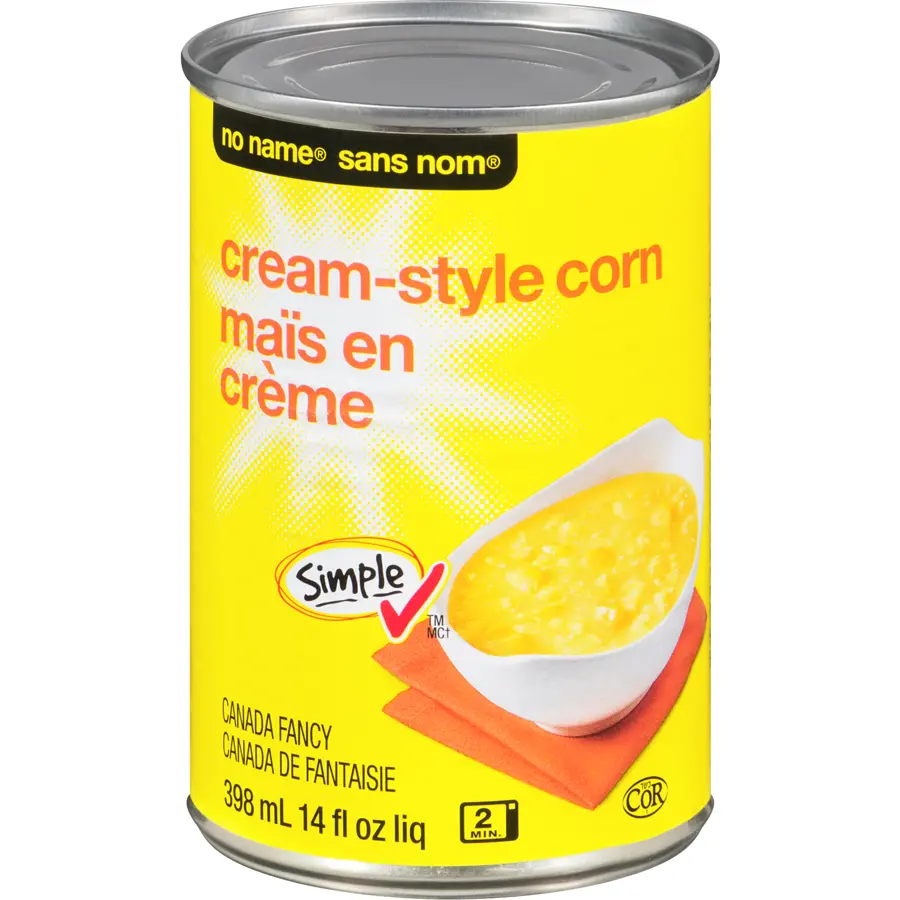 No Name - Cream-Style Corn (1 x 398ml)