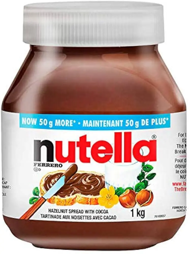 Nutella Hazelnut Spread With Cocoa (1 x 1kg)