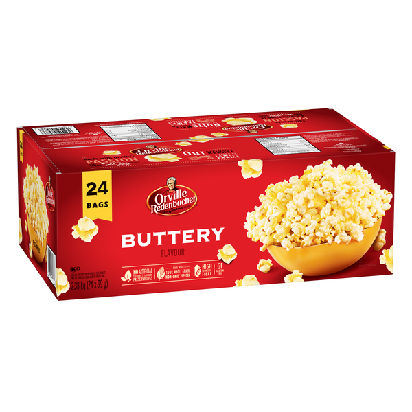 Orville Redenbacher Popcorn Gourmet - Buttery Flavour (1 x 24pc)