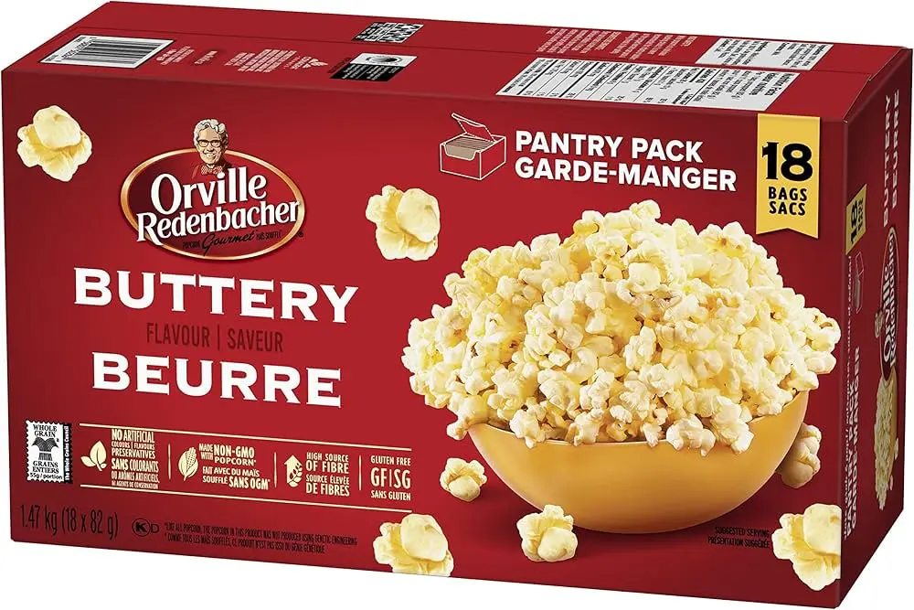 Orville Redenbacher Popcorn Gourmet - Buttery Flavour (1 x 99g)