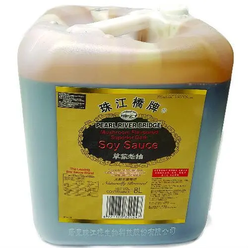 Pearl River Bridge Mushroom Flavoured Soy Sauce (1 x 8L)