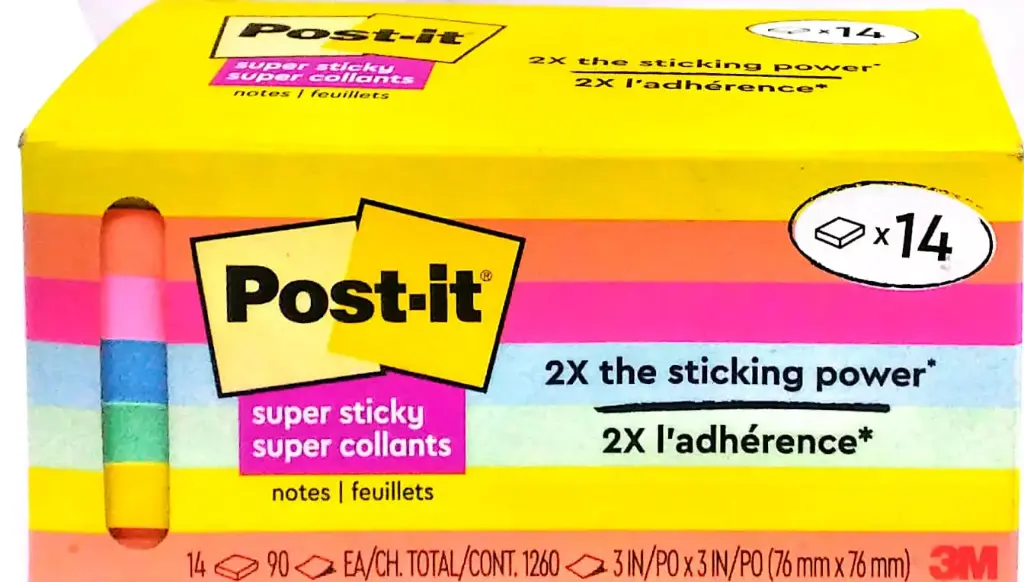 Post-it - Super Sticky Notes (1 x 14pc)