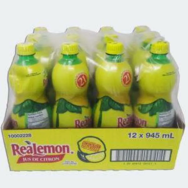 Realemon Lemon Juice - 12 x 945 ml