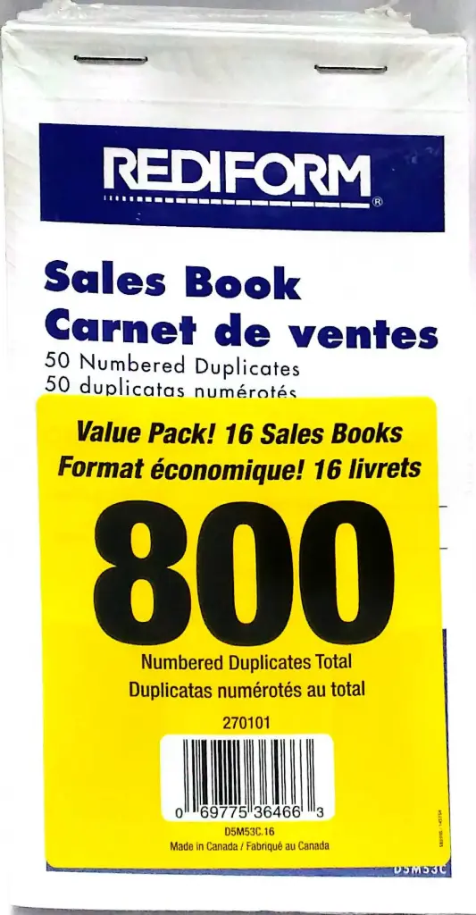 RediForm Sales Book (1 x 16pc)