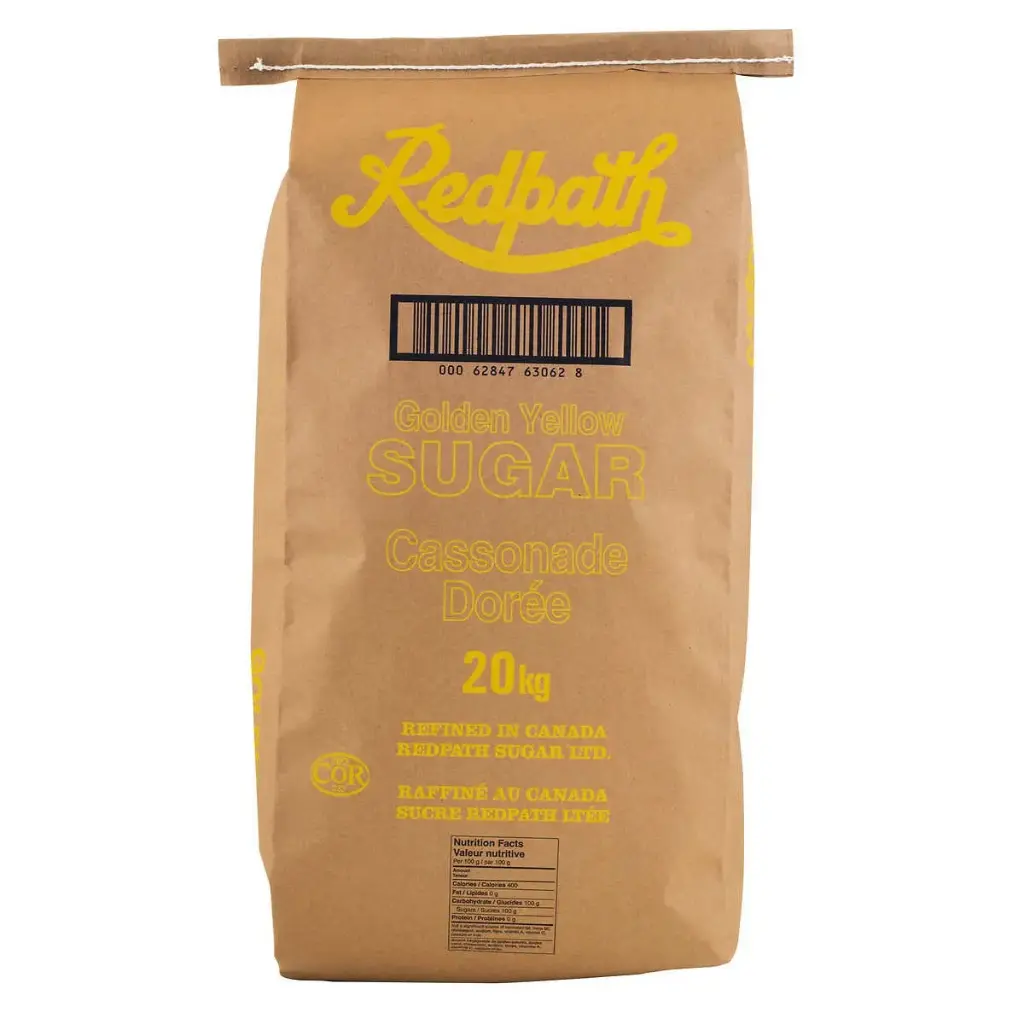 [SUGR013] Redpath Golden Yellow Sugar - 20kg