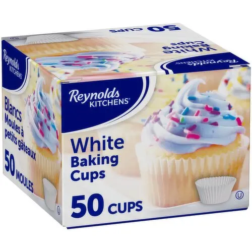 Reynolds 3.25" Baking Cups - White (1 x 500pc)