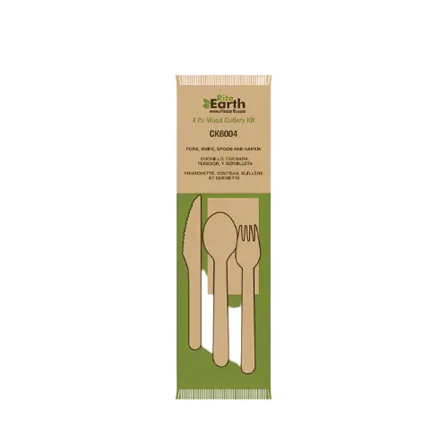 Rite Earth 6 Piece Wood Cutlery Set (1 x 250pc)