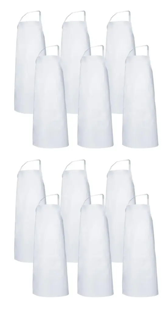 Rite Touch - Disposable Poly Apron White - 28" x 46" (10 x 100pc)