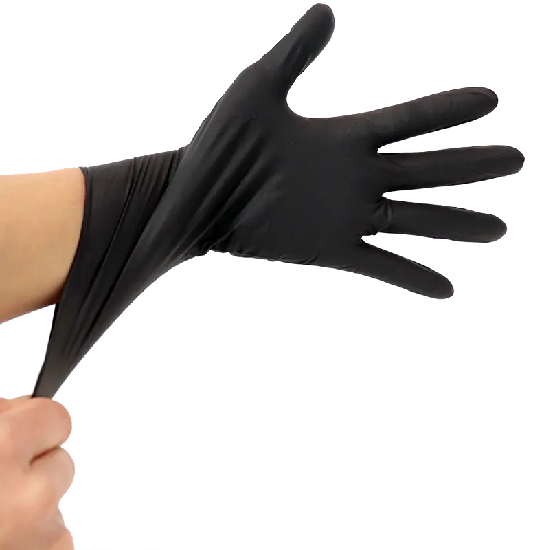 Rite Touch Nitrile Medical Examination Gloves Black - XL (10 x 100pc)