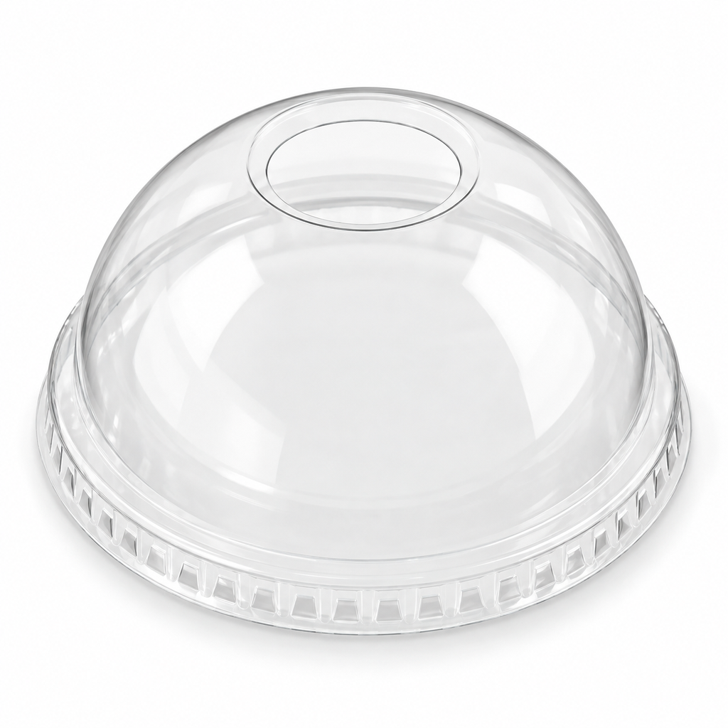 [CUPR098] RiteWare - Dome Lids for 14-24oz Clear PET cups - 98mm - 1000 - Case