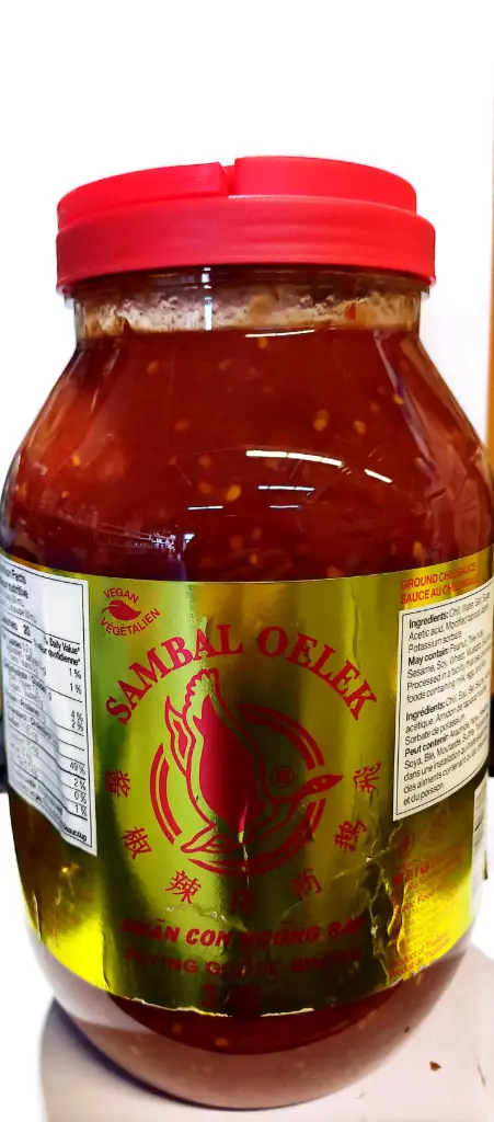 Sambal Oelek Ground Chilli Sauce (1 x 3.45L)