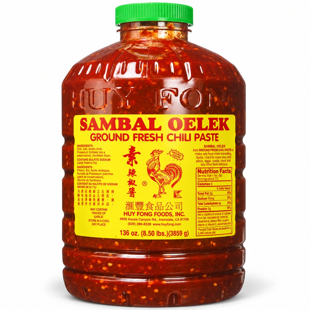 Sambal Oelek Ground Fresh Chilli Paste (1 x 3.85kg)