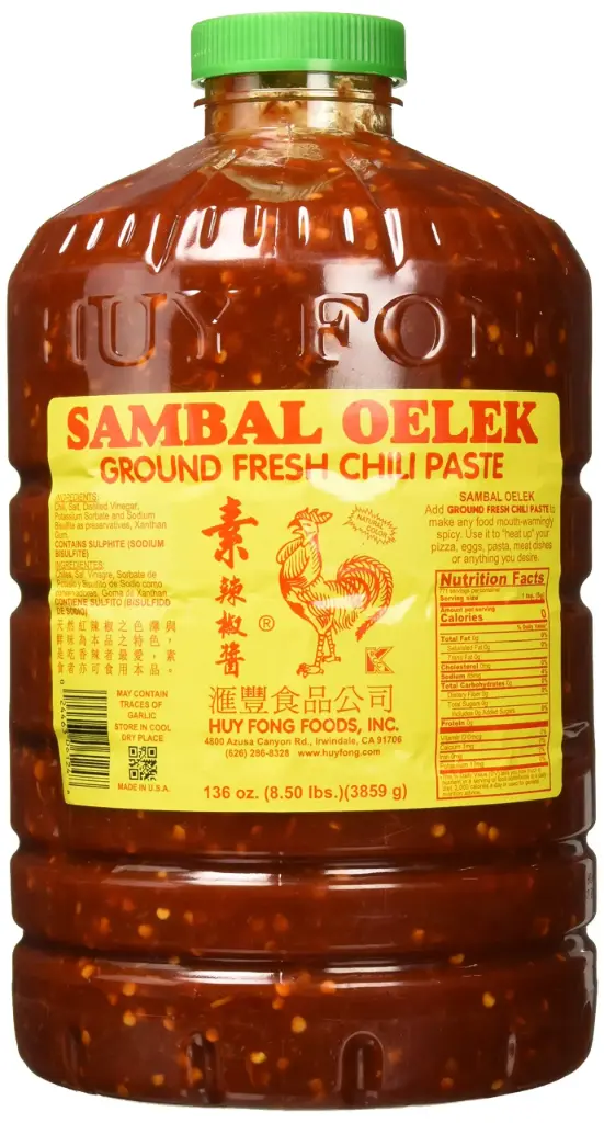 Sambal Oelek Ground Fresh Chilli Paste (1 x 3.85kg)