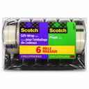 Scotch Gift-wrap Tape and Ruban Mgic Tape (1 x 6pc)