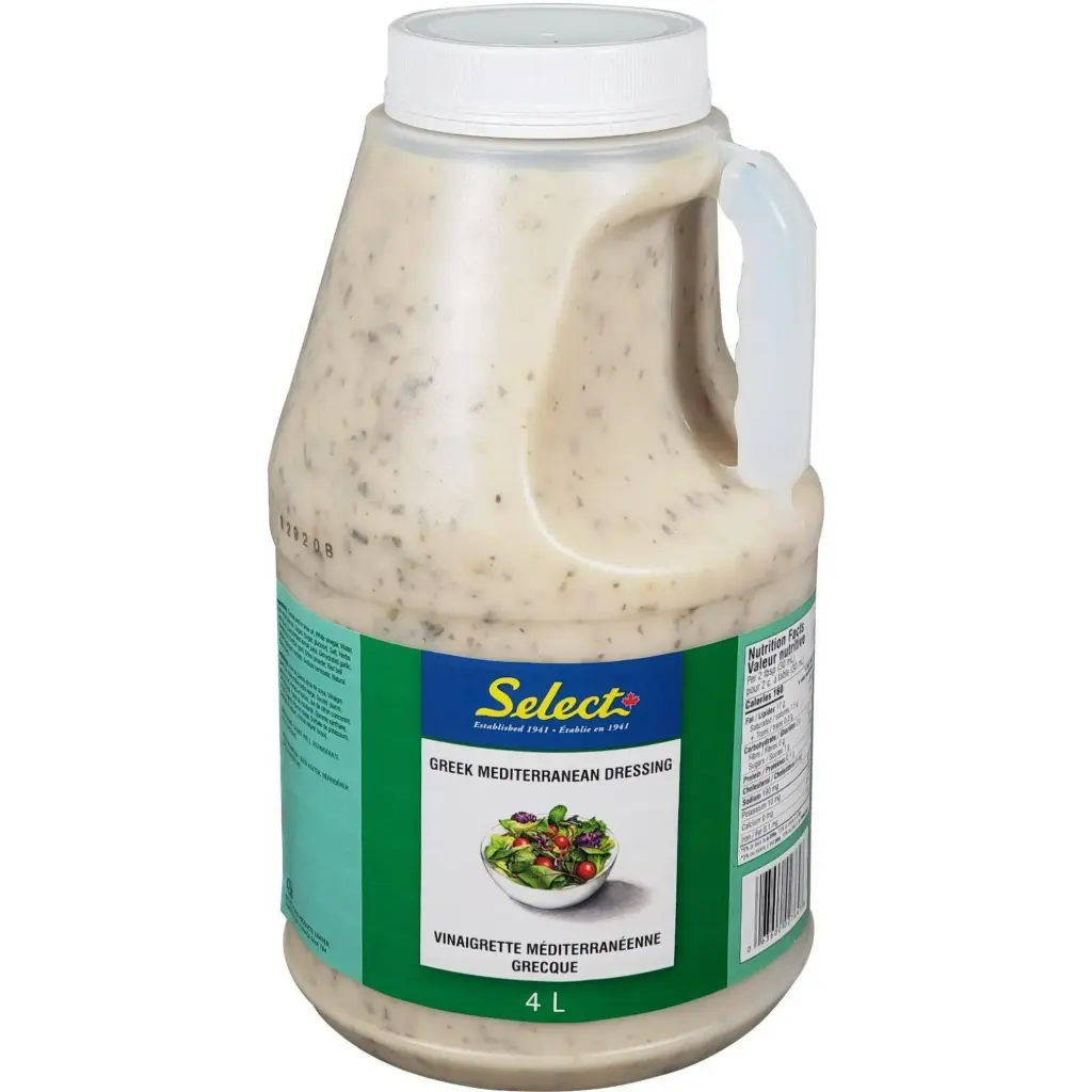 Select Greek Mediterranean Dressing - 4L (2 x 4L)