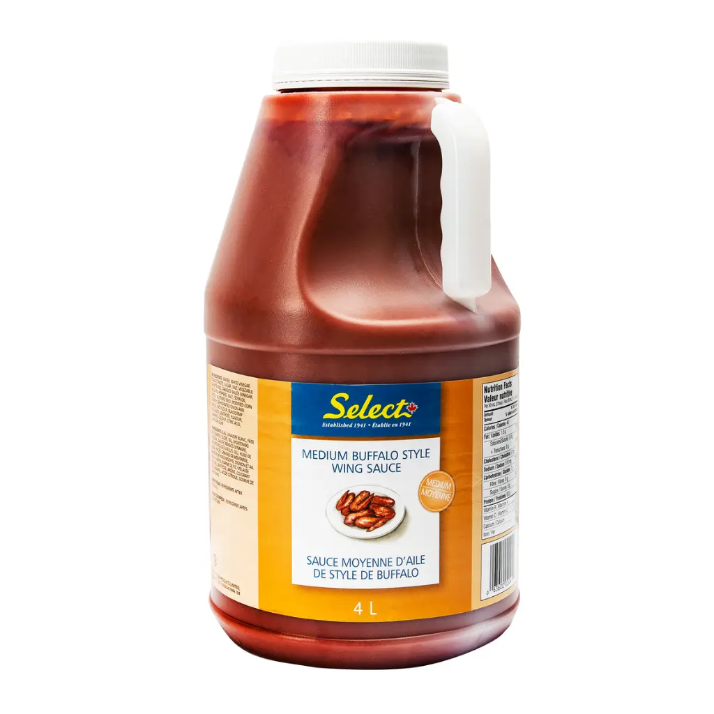 Select - Medium Buffalo Style - Wing Sauce - 4L - Each