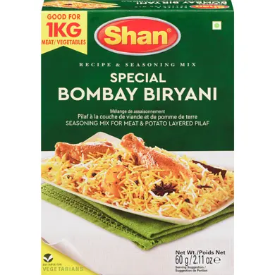 Shan Bombay Biryani (144 x 60g)