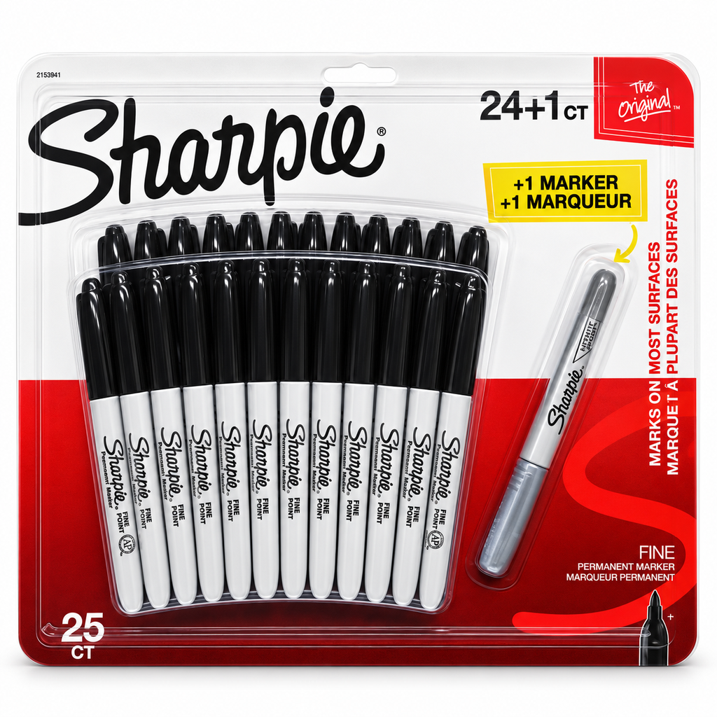 Sharpie Fine Permanent Marker (1 x 24pc)