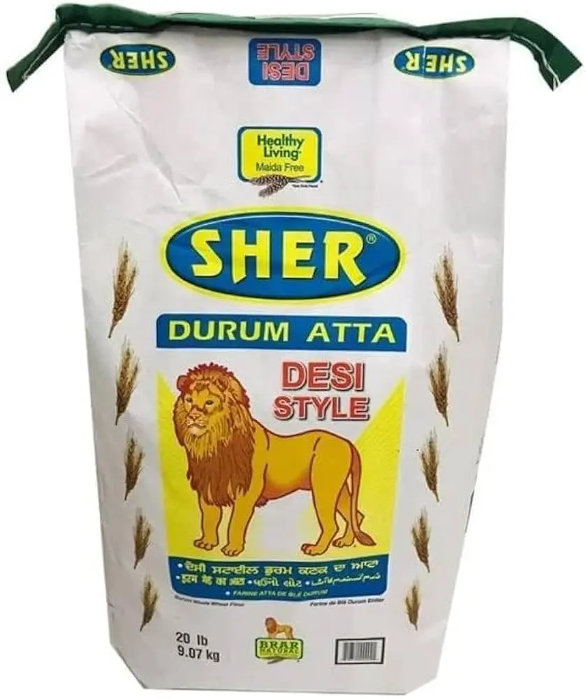 Sher Durum Atta-Desi Style 20LB