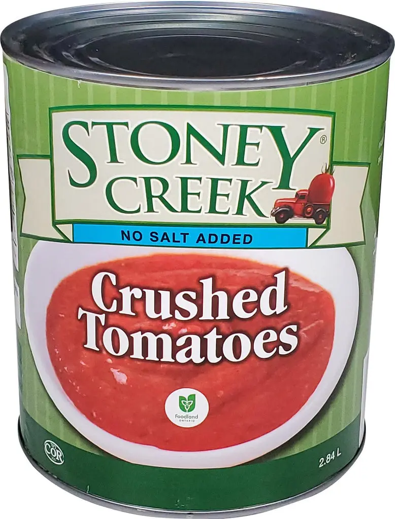 Stoney Creek Crushed Tomatoes - No Salt Added (6 x 2.84L)