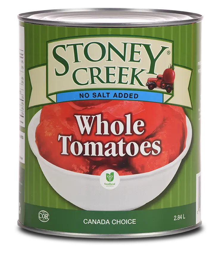 Stoney Creek Whole Tomatoes - No Salt Added (1 x 2.84L)