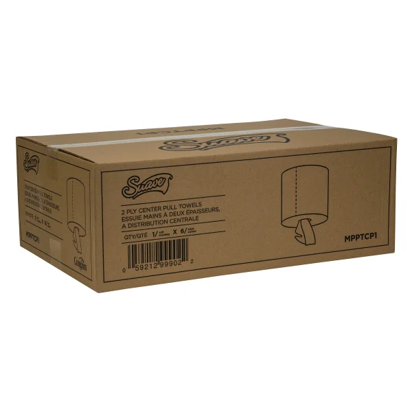 Suave - Center Pull Paper Towels - White - 6 Rolls/Case