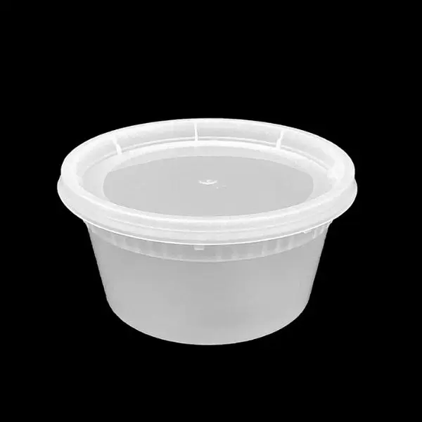 12oz Heavy Duty Deli Container and Lids - 240pcs - Case