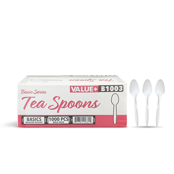 Value+ - Tea Spoon Basics - Medium Weight - 1000pcs - Case