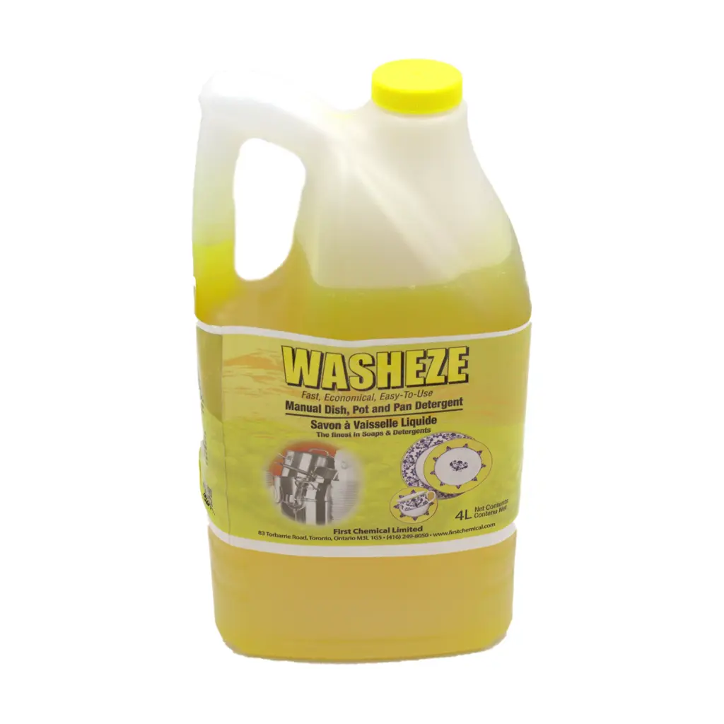 Washeze Manual Dish, Pot and Pan Detergent (1 x 4L)