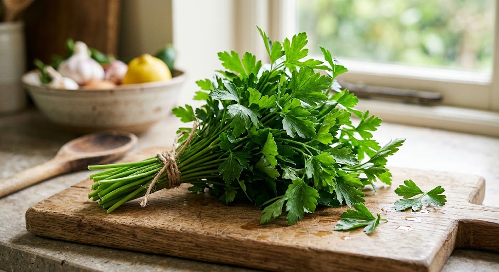 [PROD015-60] Fresh Green Parsley Plain - 60 Bunch - Case