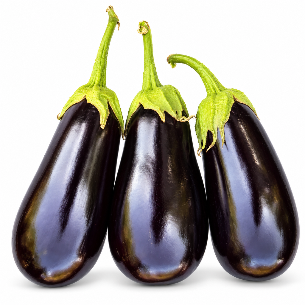 [PROD035-25] Fresh Eggplants - Large - 22-25 lb - Case