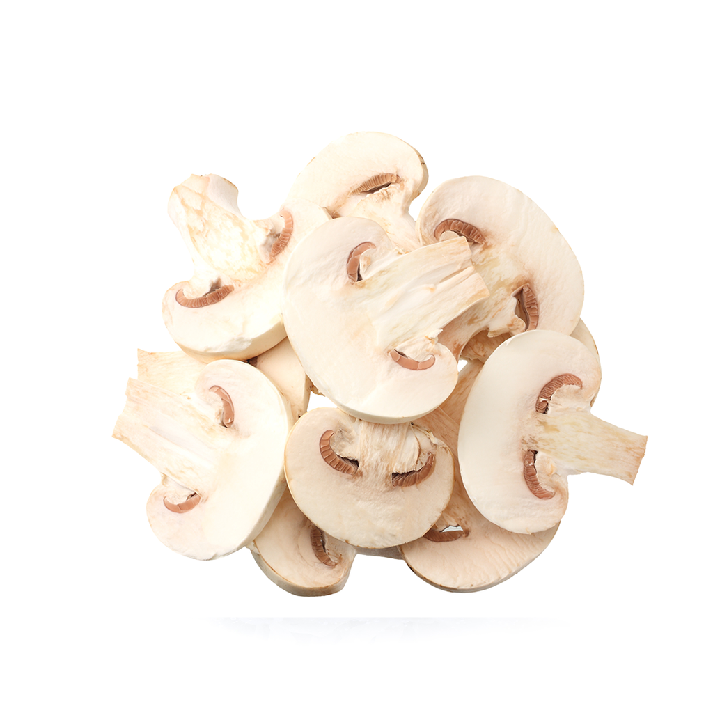 Fresh White Mushroom Cello Sliced - ON (12 x 8oz)- Case