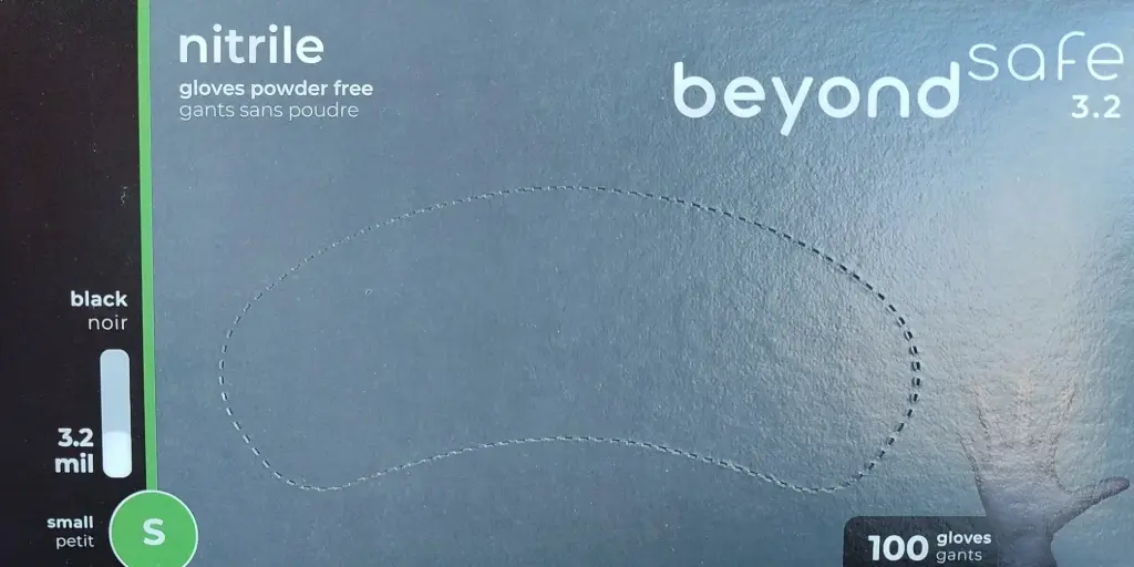 Beyond Safe Nitrile Gloves Powder Free -1 x 100pc