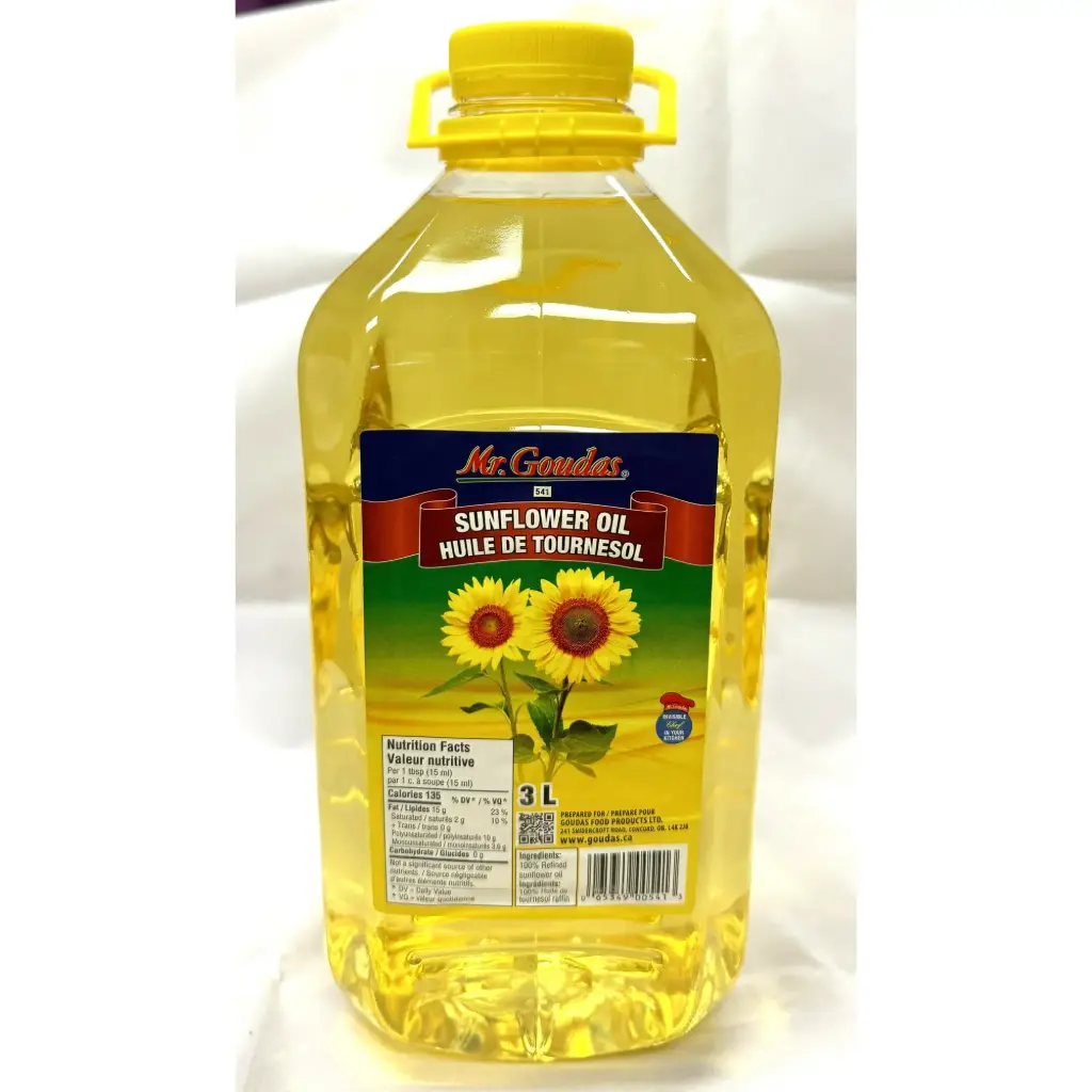MR. GOUDAS- SUNFLOWER OIL - 1x3LT