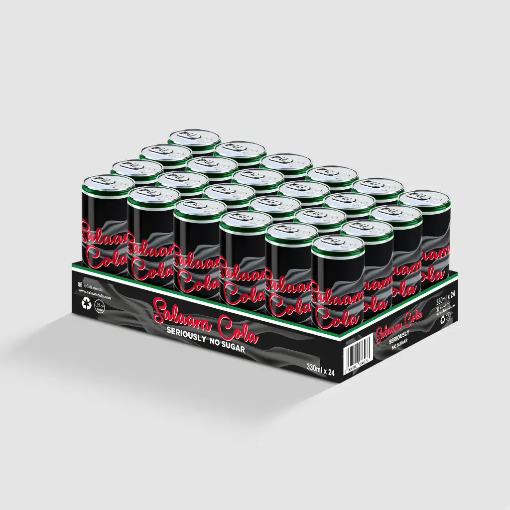 [POPS002] Salaam Cola-Zero-1×24 ( 330 ml)