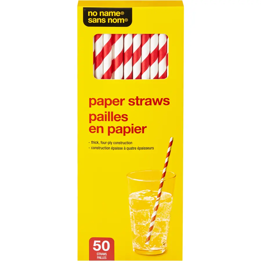 NO NAME PAPER STRAWS ( 50 STRAW PAILLES)