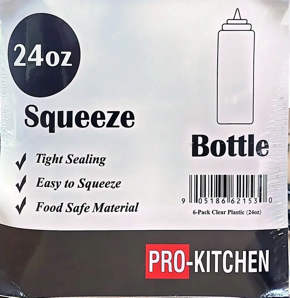 SQUEEZE BOTTLE 24oz (6X1)