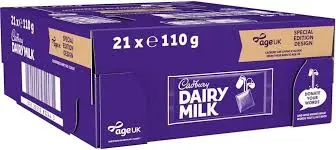 CADBURY DAIRY MILK CHOCHLATE-21X110